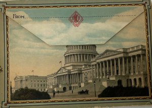 Vintage Souvenir Folder of Washington, District of Columbia 20 images