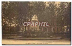 Old Postcard Montlucon war memorial