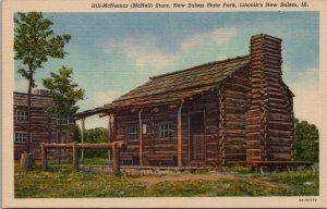 Hill-McNamar Store New Salem State Park Lincoln's New Salem IL Postcard PC373