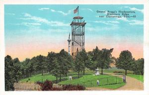 TN, Tennessee  GENERAL BRAGG'S HEADQUARTERS~Missionary Ridge   c1920's Postcard