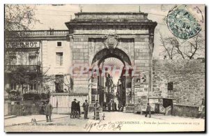 Carcassonne Postcard Old Gate Jacobins rebuilt in 1779