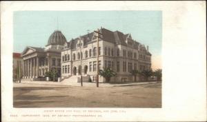 San Jose CA Court House c1902 Detroit Publishing Postcard