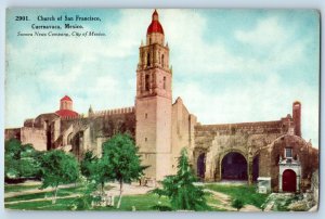 Cuernavaca Morelos Mexico Postcard Church of San Francisco 1909 Antique