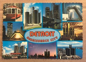 POSTCARD - UNUSED - RENAISSANCE CITY, DETROIT, MICHIGAN