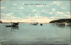 Northport Long Island New York NY Harbor View c1910 Vintage Postcard