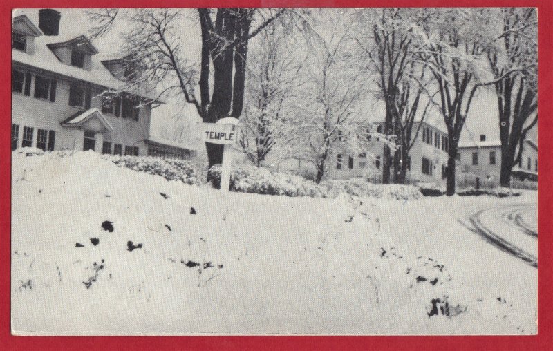 WINTER SCENE 1951  MAINE  SEE SCAN