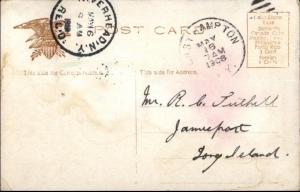 East Hampton Long Island NY Odd Fellows Hall c1910 Postcard