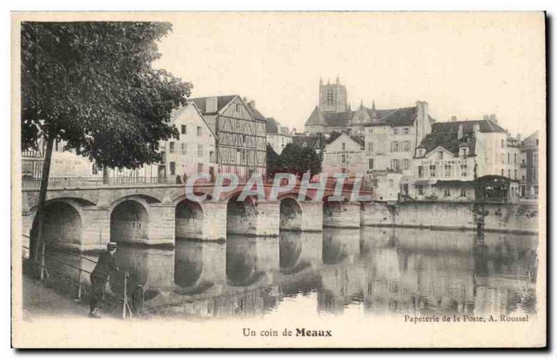Old Postcard A corner of Meaux