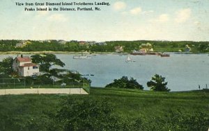 ME - Portland, View from Great Diamond Island, Trefetherns Landing