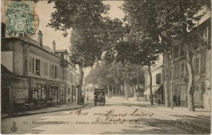 CPA FONTAINEBLEAU Avenue du Chemin de fer (924790)