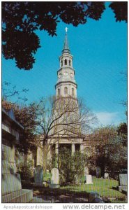 South Carlina Charleston Saint Phillips Church And Grave Of John C Calhoun