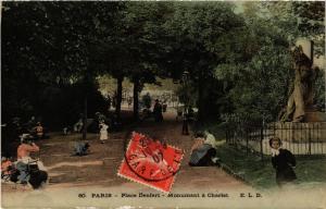 CPA Paris 14e Paris-Place Denfert-Monument á Charlet (311128)