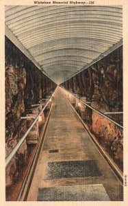 Vintage Postcard 1947 Whiteface Memorial Highway Tunnel Lake Placid New York NY