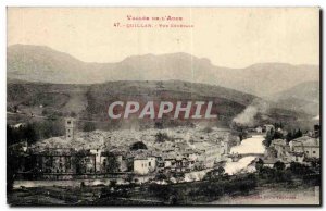 Quillan - Vue Generale - Old Postcard