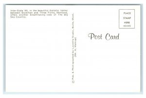 Postcard Interstate 90 in Gallatin Valley between Bozeman & Three Forks MT E16