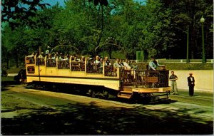 Vintage Railroad Train Locomotive Postcard - Kennebunkport Maine Seashore Museum