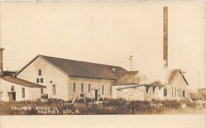 J71/ Columbia Station Ohio RPPC Postcard c1910 Stone Company Factory 452