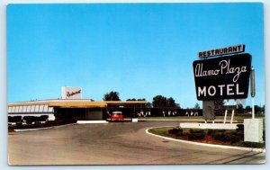 INDIANAPOLIS, Indiana IN ~ Roadside ALAMO PLAZA MOTEL c1950s Highway 40 Postcard