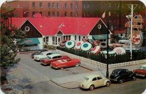 1950s Quebec Canada Desjardins Seafoods Restaurant Sterling Postcard 25-7732
