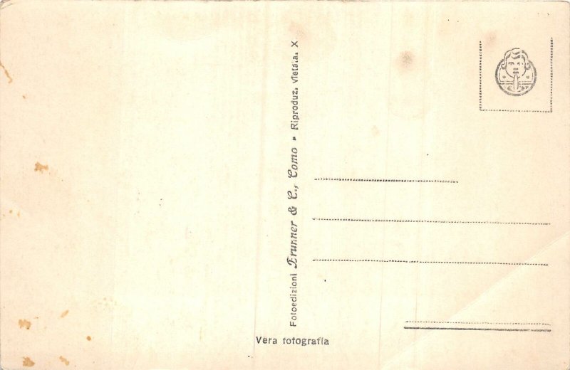 Lot 85 real photo italy varenna e castel vezio lago di como