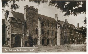 Postcard UK England Battle abbey Cloisters, Sussex