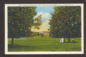 LINVILLE NORTH CAROLINA NC GOLF COURSE LINKS PUTTING GREEN VINTAGE POSTCARD