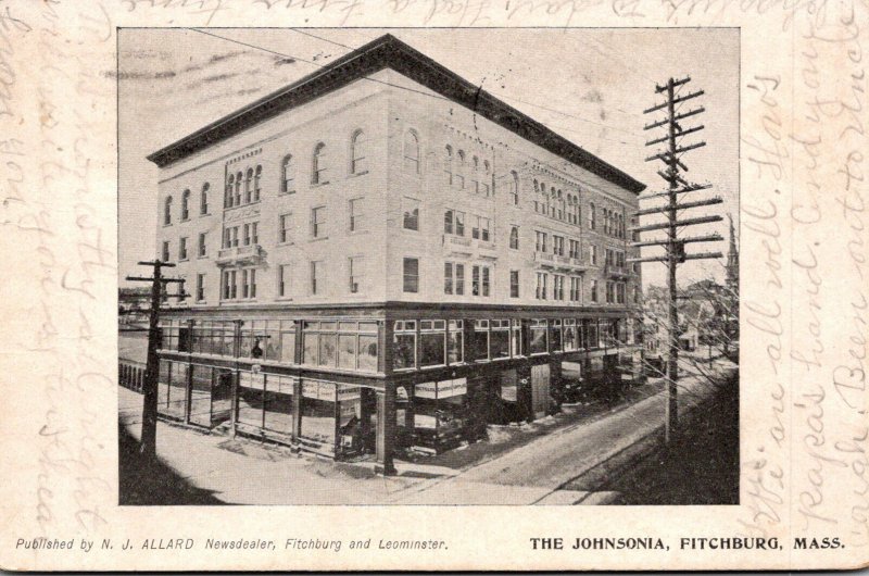 Massachusetts Fitchburg The Johnsonia 1905