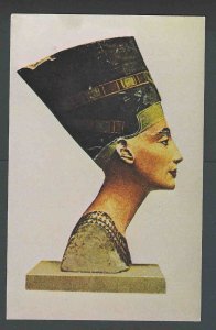 1976 PPC* Colored Bust Of Queen Nefertiti On Tour In USA Was Mother See Info