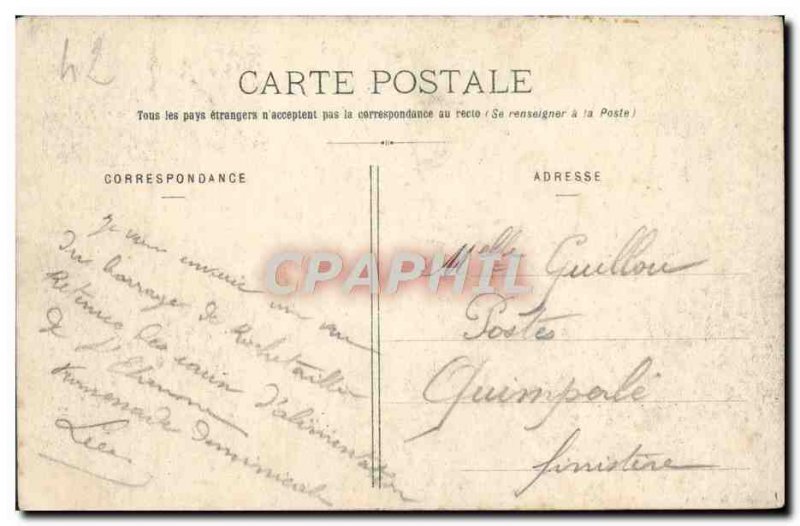 Old Postcard Rochetaillee Cascade Dam