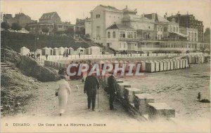 Old Postcard Dinard A Corner of New Digue