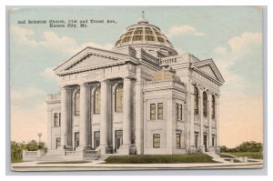 Postcard 2nd Scientist Church 31st & Troost Ave. Kansas City Mo. Missouri