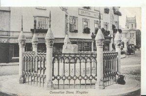 Surrey Postcard - Coronation Stone - Kingston - Ref 21240A