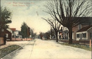 North Scituate RI Main St. East c1910 Postcard