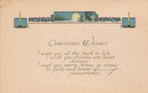 11778 Christmas Wishes Postcard