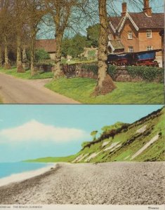 Dunwich Cart Farming Wagon In Garden Suffolk Rare 1970s Postcard