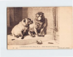 Postcard Uncle Tom and his Wife for Sale By Landseer Tate Gallery London England