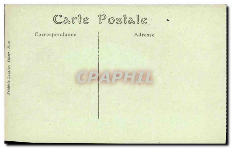 Old Postcard Sospel General view