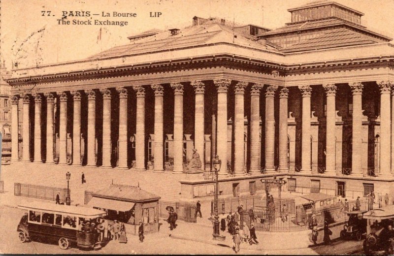 France Paris La Bourse 1923