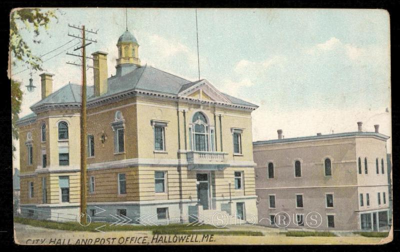 CITY HALL AND POST OFFICE