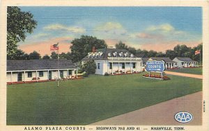 TN, Nashville, Tennessee, Alamo Plaza Courts Motel, Curteich No 1BH1436