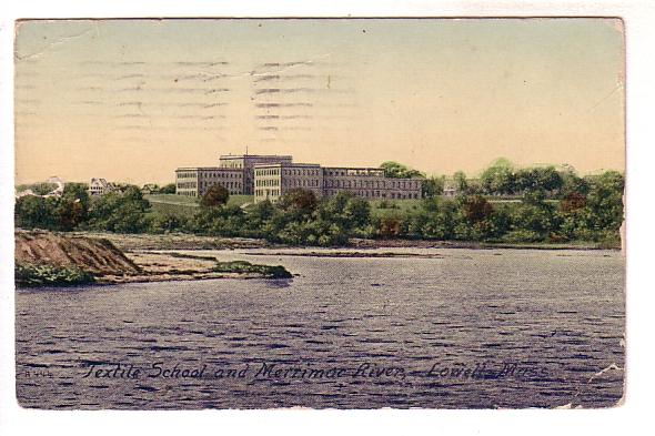 Textile School and Merrimac River, Lowell, Massachusetts, 