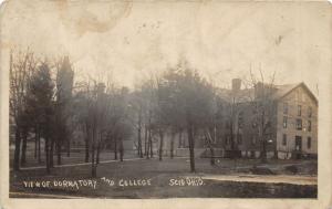 F11/ Scio Ohio RPPC Postcard Harrison County 1911 Dorm and College 2