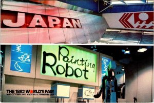 TN, Knoxville  JAPAN PAVILION PAINTING ROBOT 1982 World's Fair  4X6 Postcard