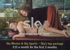 Advertising Postcard - Sky Movies - Meet The Fockers - Robert De Niro RR8802