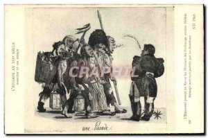 Old Postcard History Napoleon 1st L & # 39Empereur reviewing the workers of t...