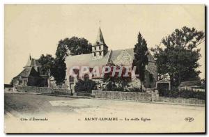 Postcard Old Saint Lunaire The Old Church