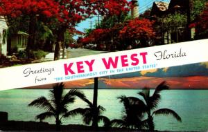 Florida Key West Gretings 1959