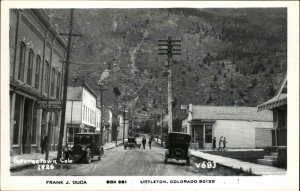 Georgetown Colorado CO Main Street Repro Re-issue Real Photo Postcard