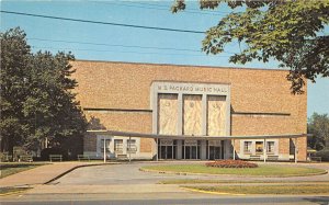 Warren Ohio 1970s Postcard The W.D. Packard Music Hall