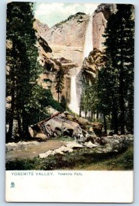 California CA Postcard Yosemite Valley Falls Nat Park c1910 Raphotype Tuck Art